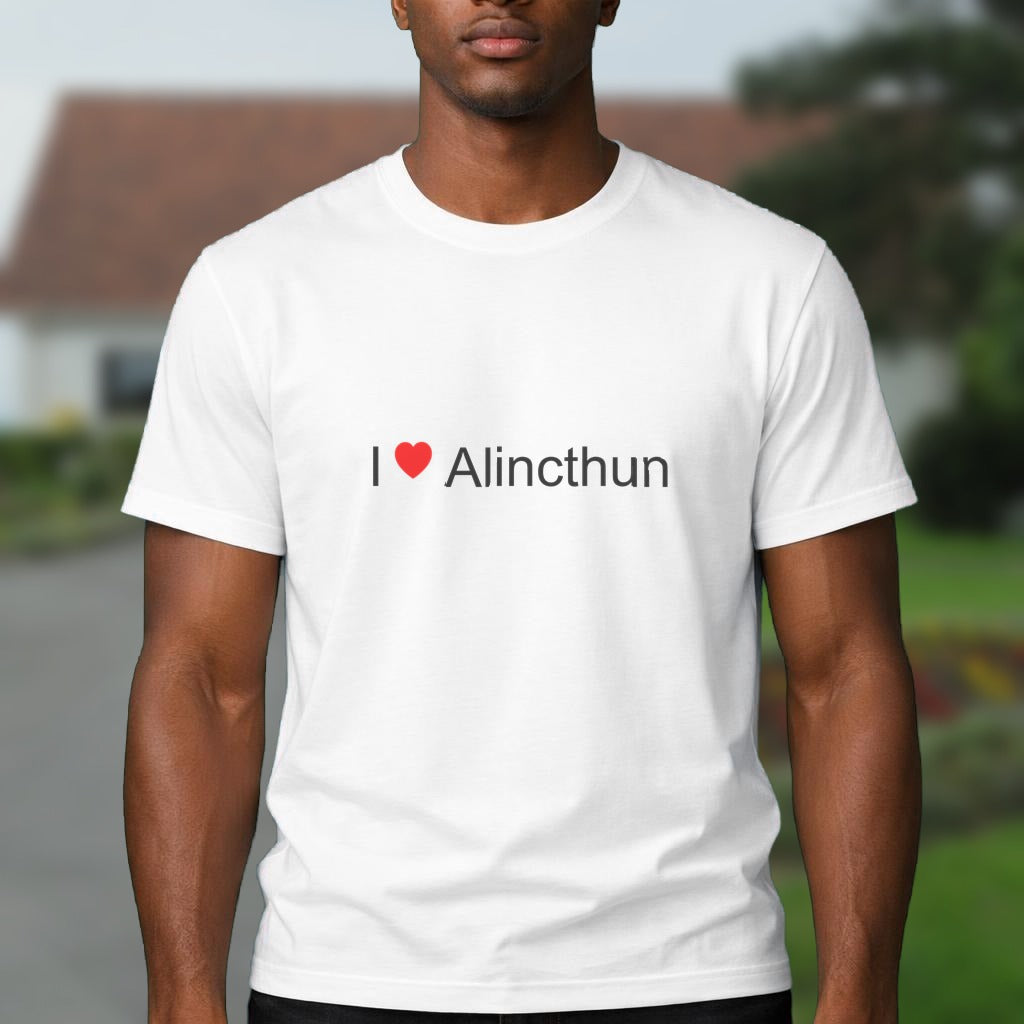 T-shirt I love alincthun