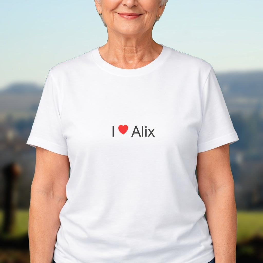 T-shirt I love alix