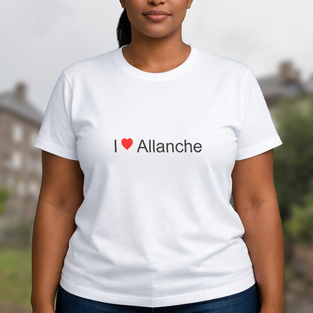 T-shirt I love allanche