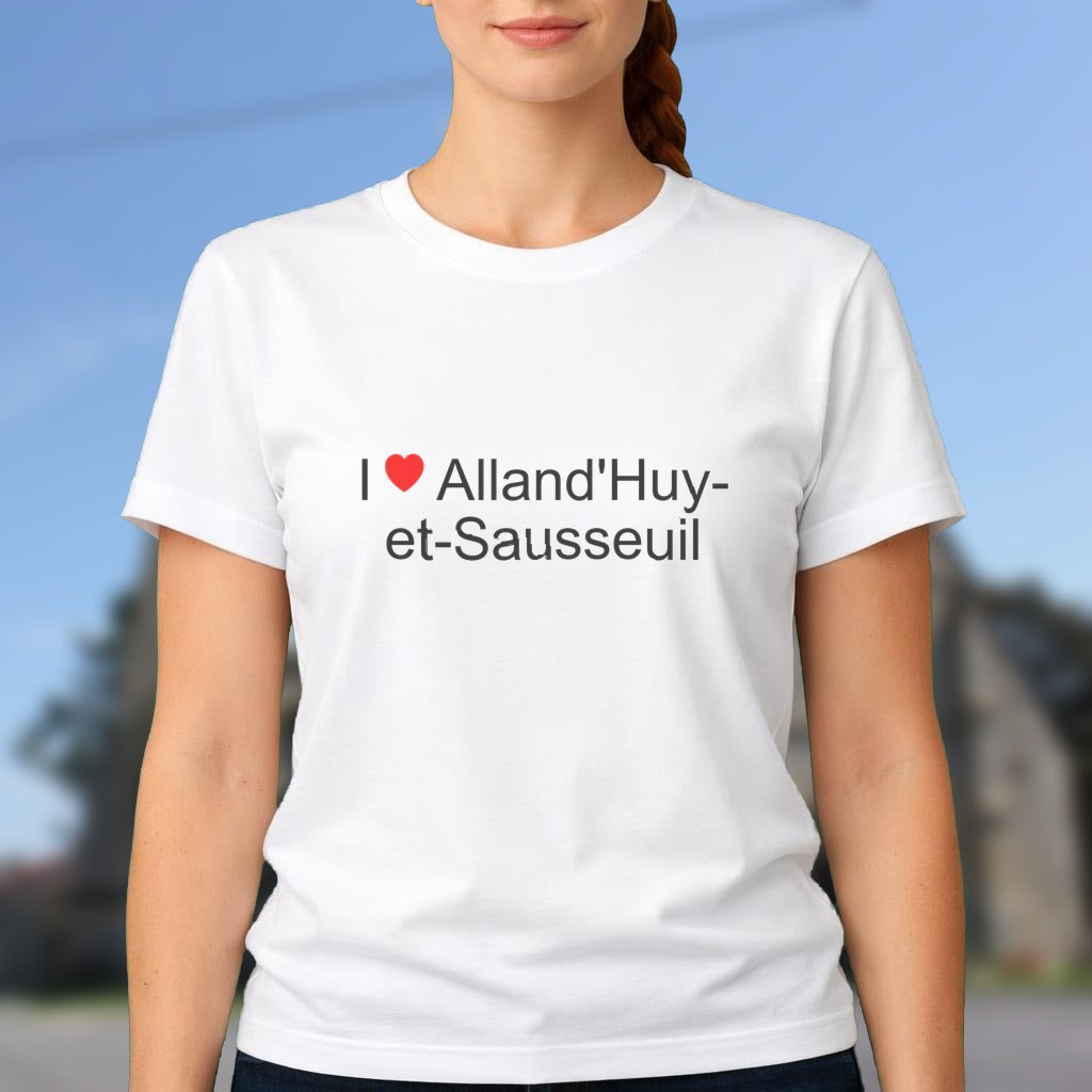 T-shirt I love alland'huy-et-sausseuil