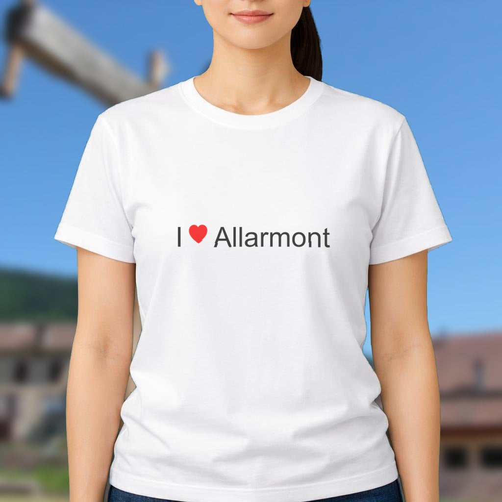 T-shirt I love allarmont