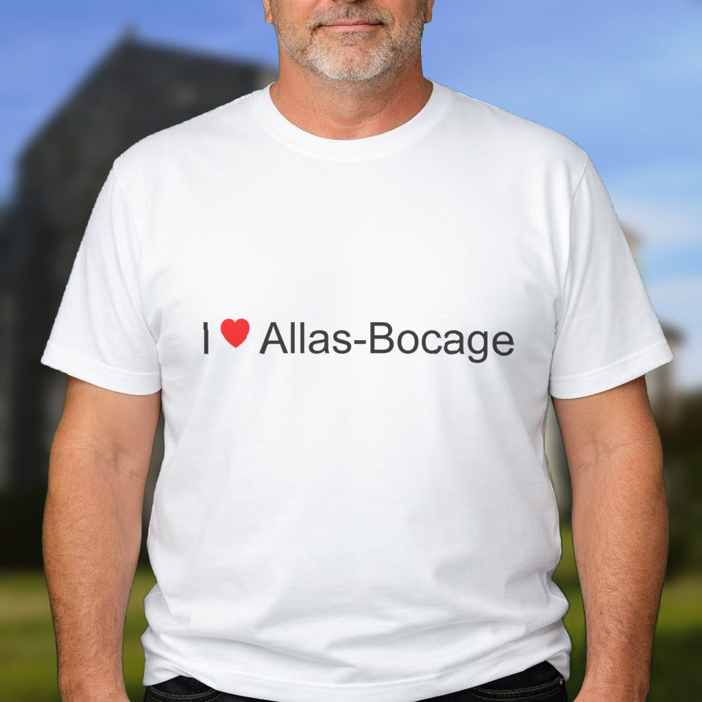 T-shirt I love allas-bocage