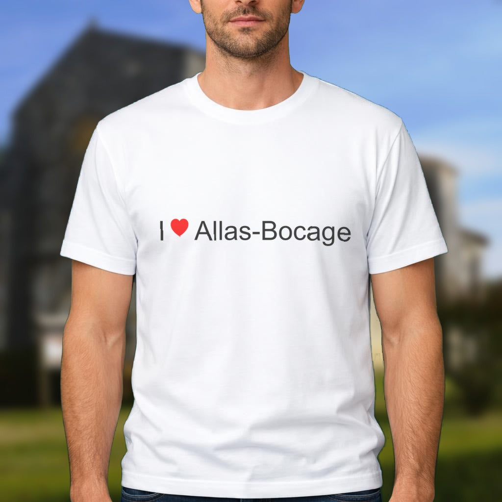 T-shirt I love allas-bocage