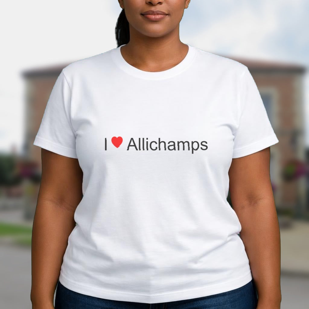 T-shirt I love allichamps