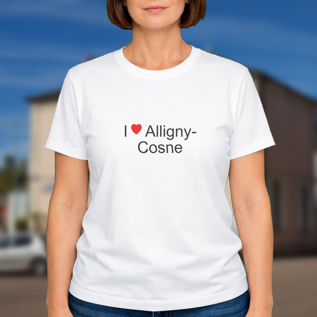T-shirt I love alligny-cosne