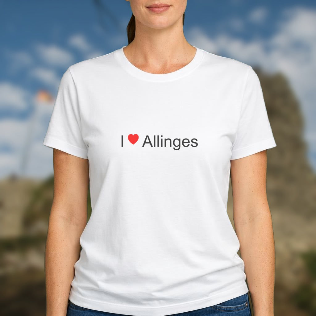 T-shirt I love allinges