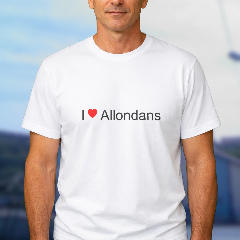 T-shirt I love allondans