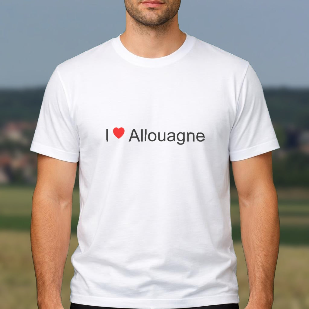 T-shirt I love allouagne