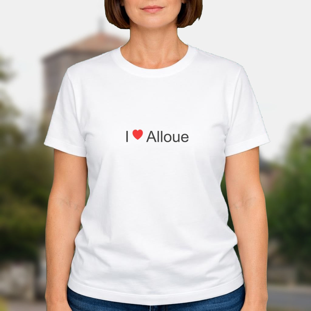 T-shirt I love alloue