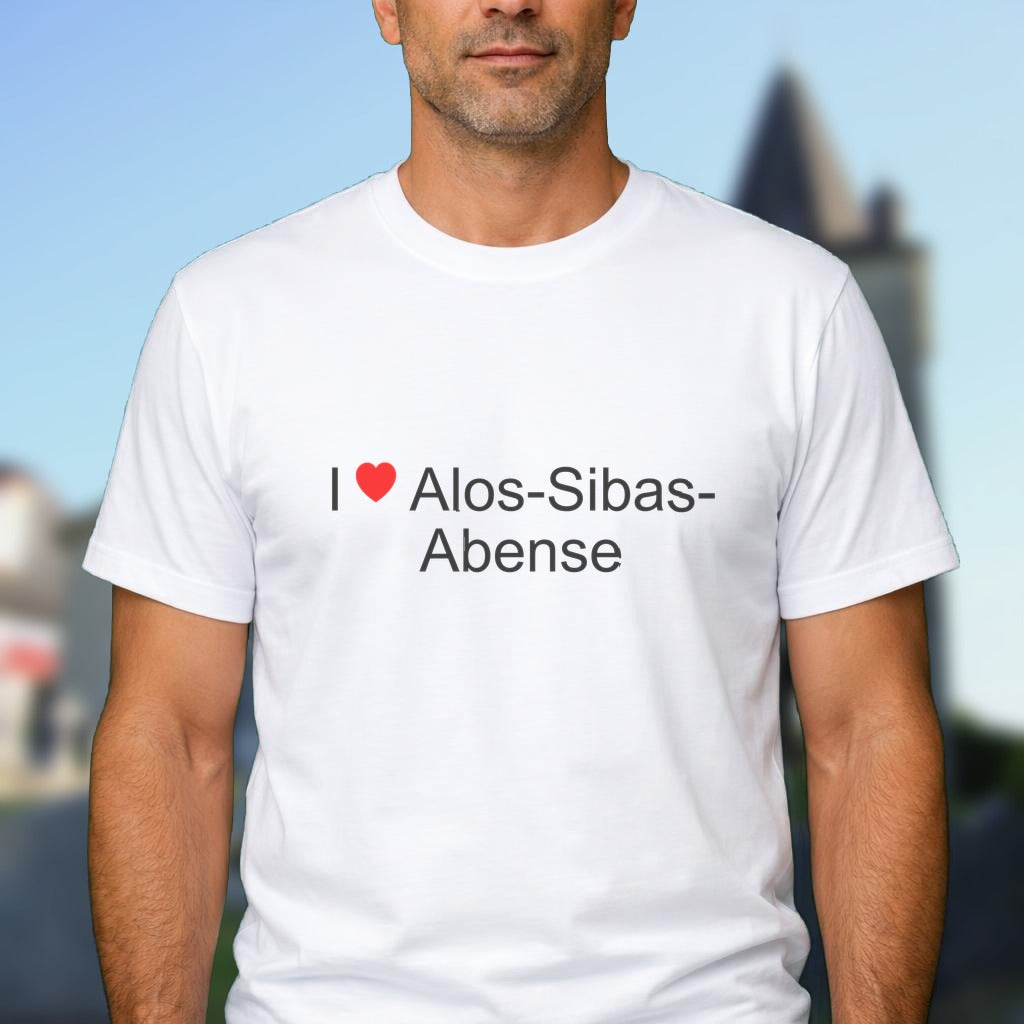 T-shirt I love alos-sibas-abense