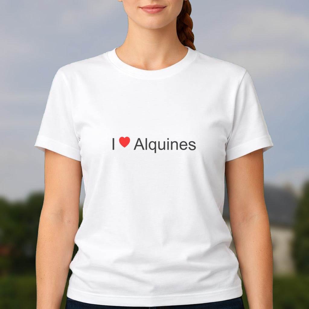 T-shirt I love alquines