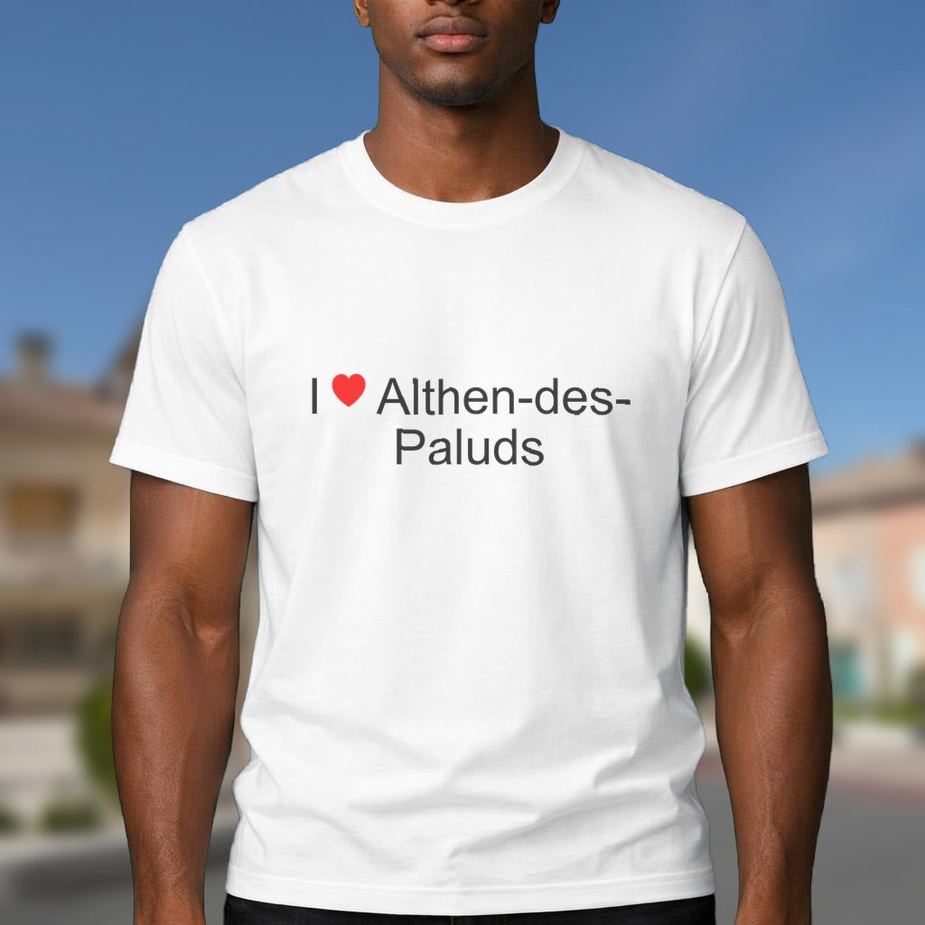T-shirt I love althen-des-paluds