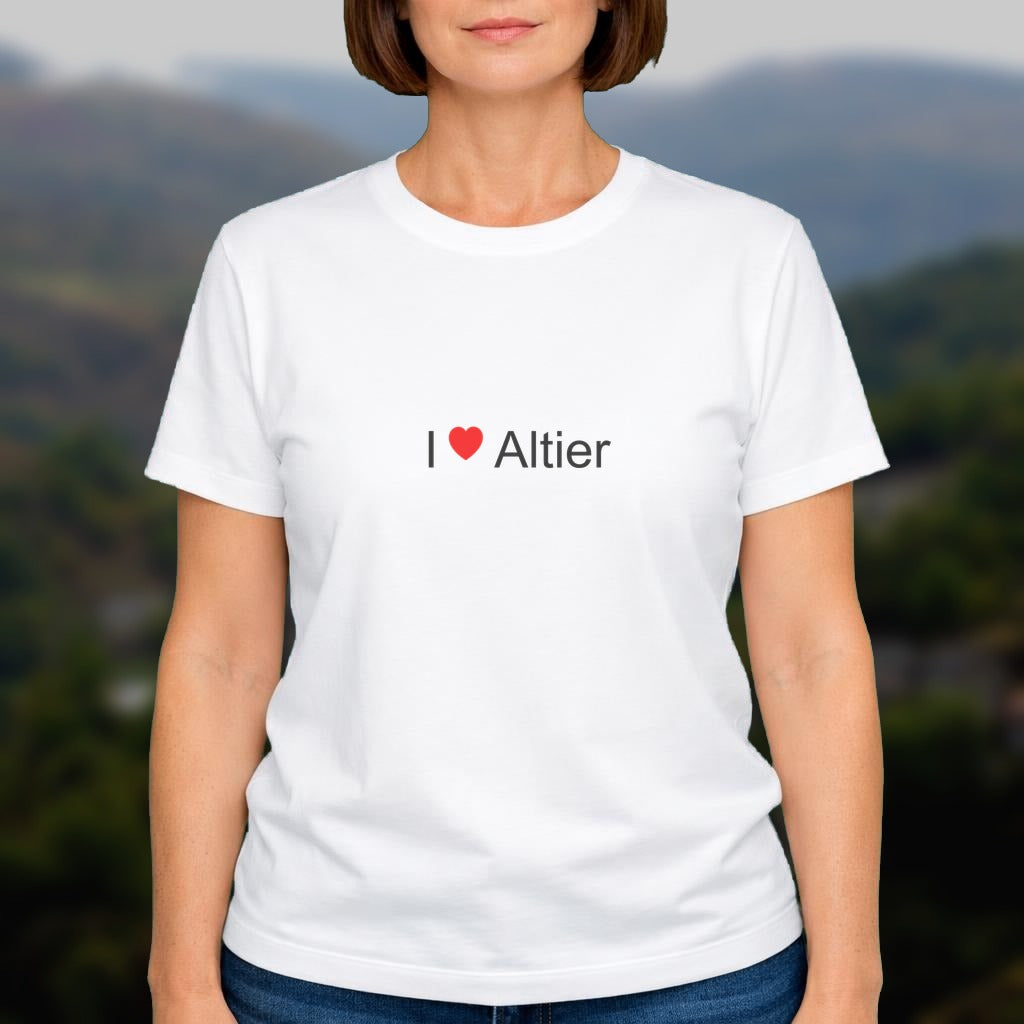 T-shirt I love altier