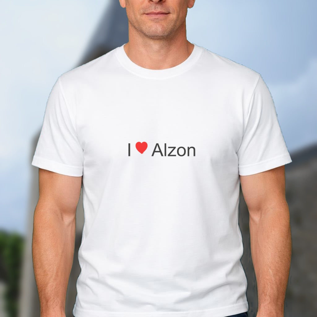 T-shirt I love alzon