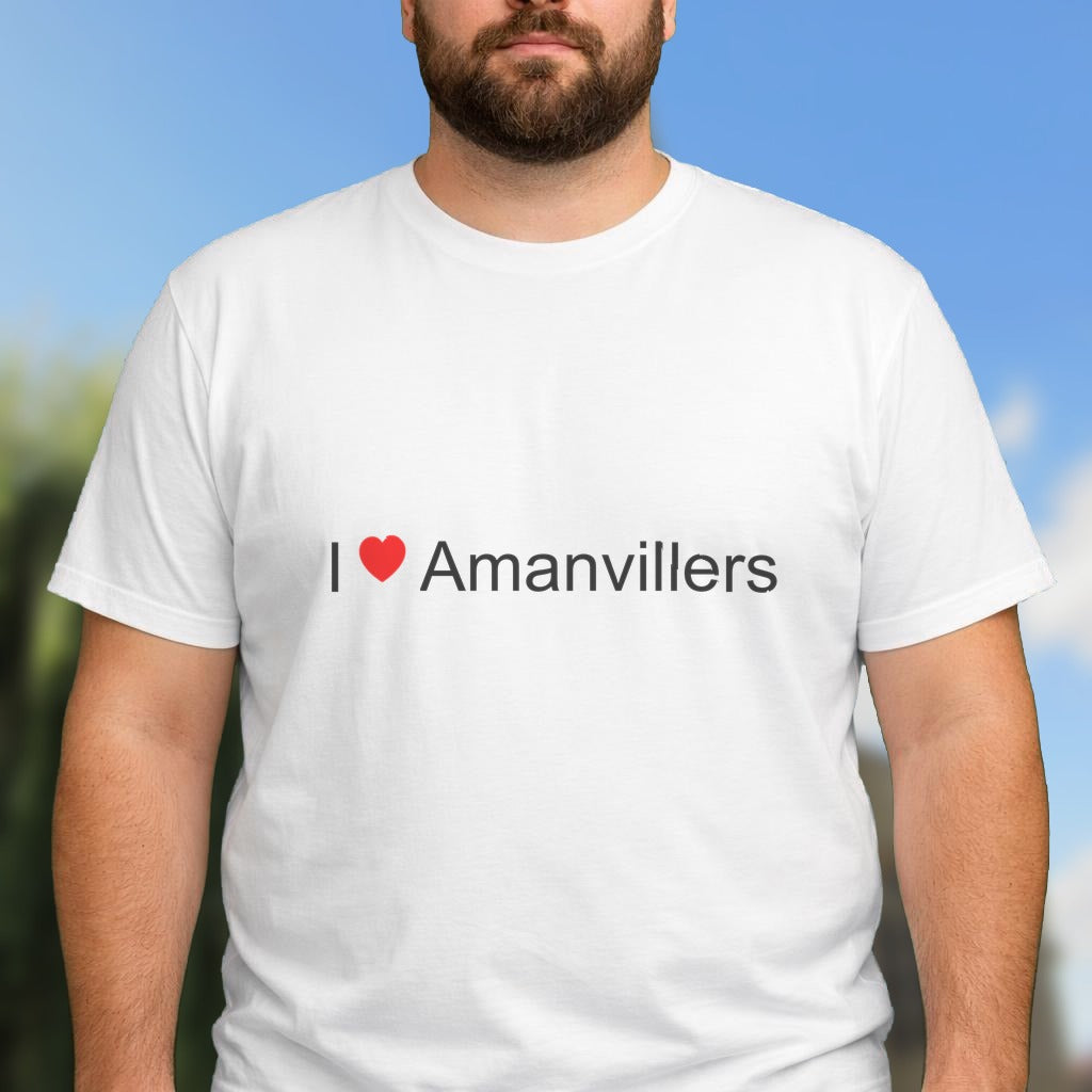 T-shirt I love amanvillers