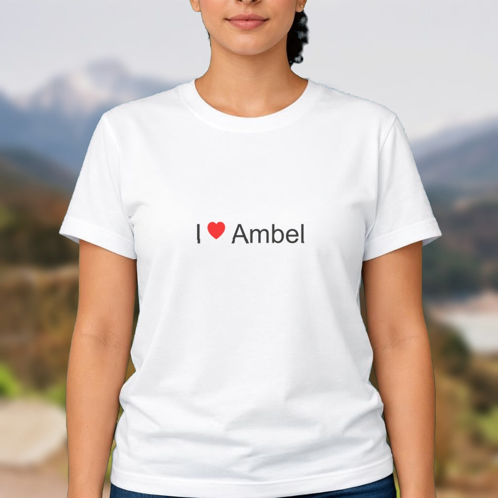 T-shirt I love ambel