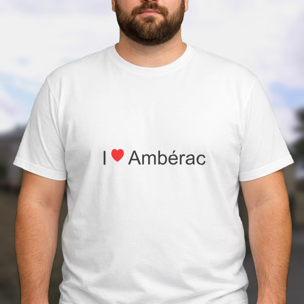 T-shirt I love ambérac