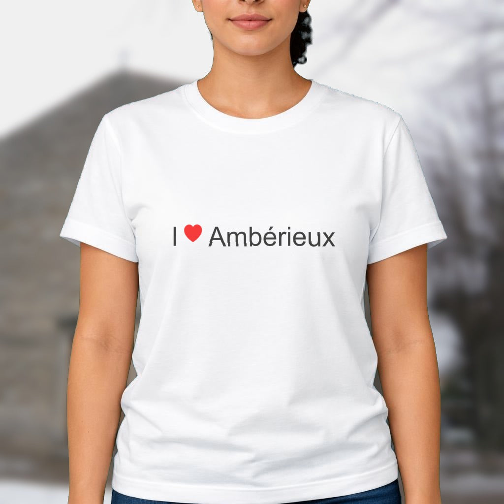 T-shirt I love ambérieux