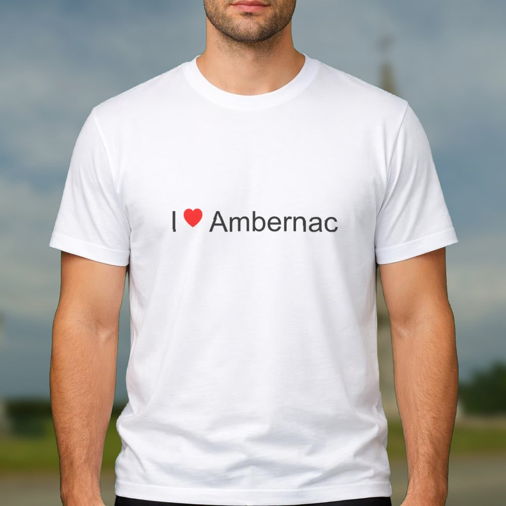 T-shirt I love ambernac