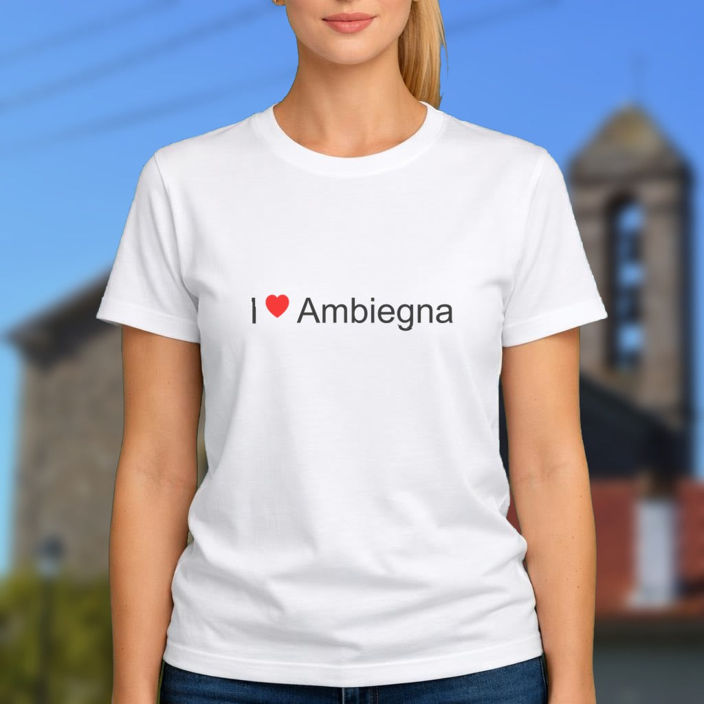 T-shirt I love ambiegna