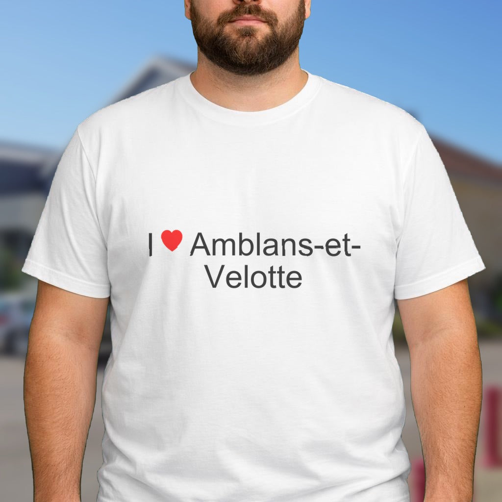T-shirt I love amblans-et-velotte
