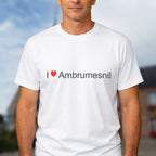 T-shirt I love ambrumesnil