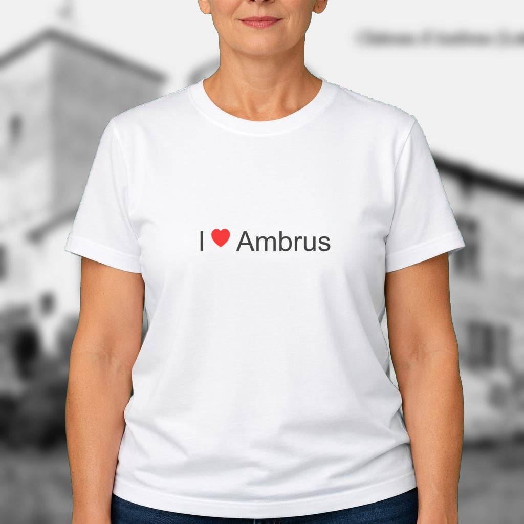 T-shirt I love ambrus