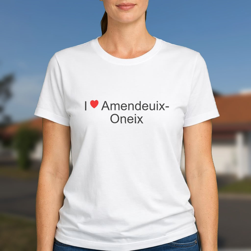T-shirt I love amendeuix-oneix