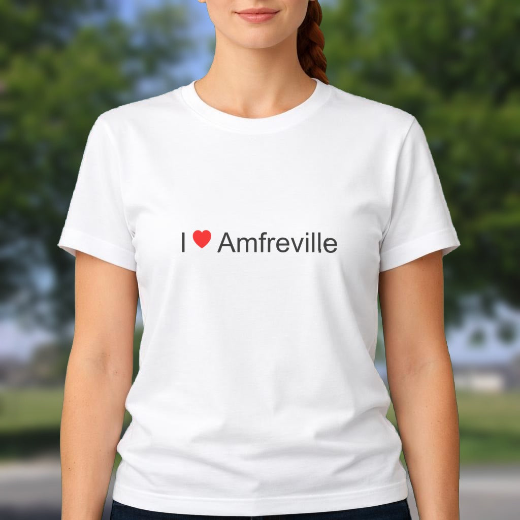T-shirt I love amfreville
