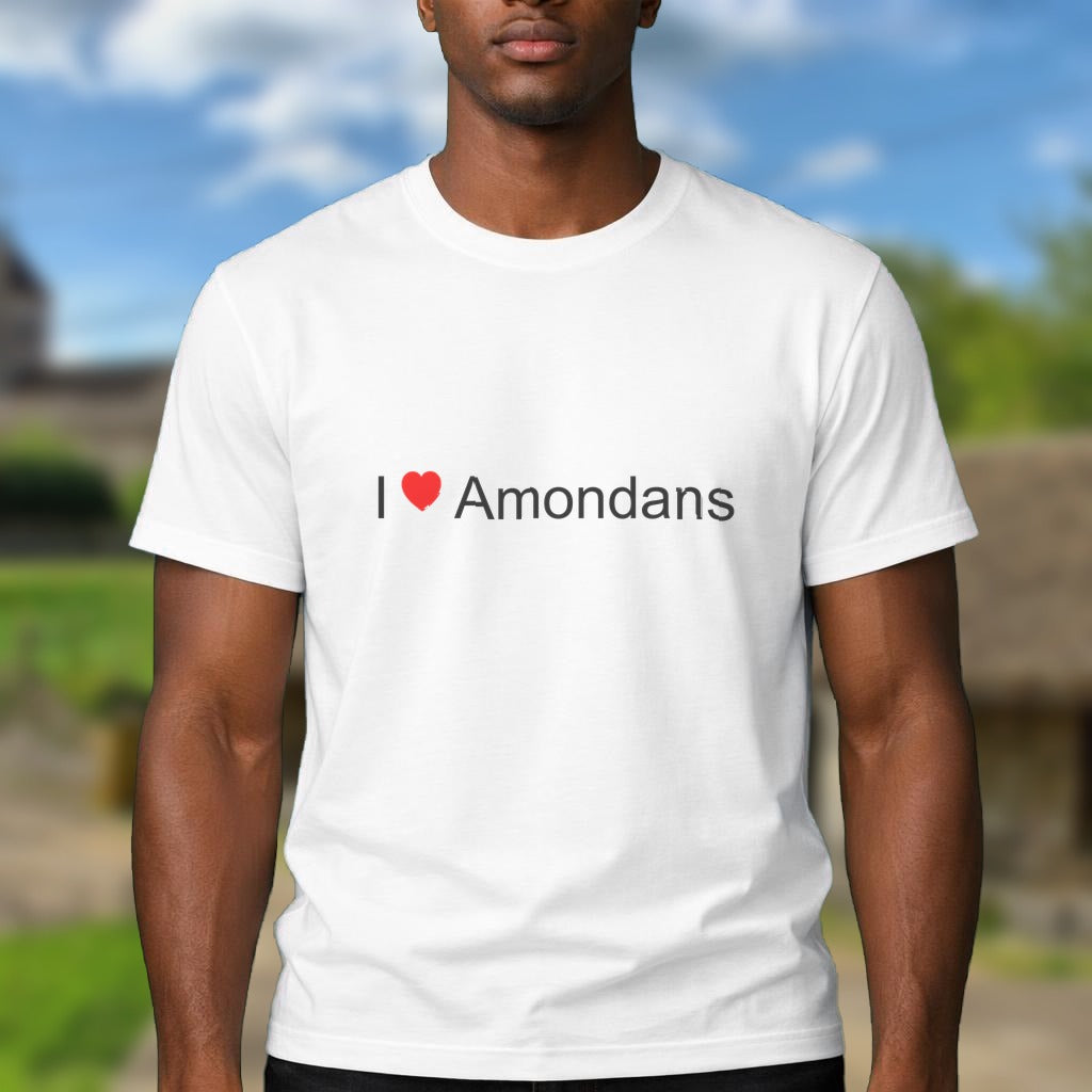 T-shirt I love amondans