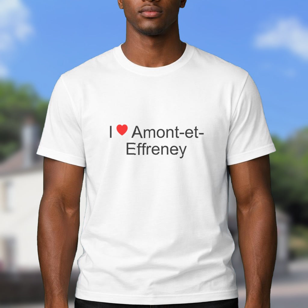 T-shirt I love amont-et-effreney