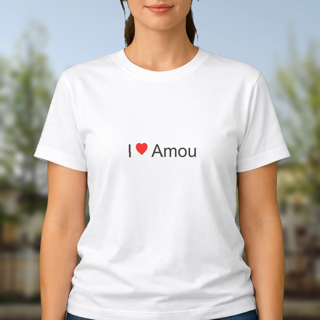 T-shirt I love amou