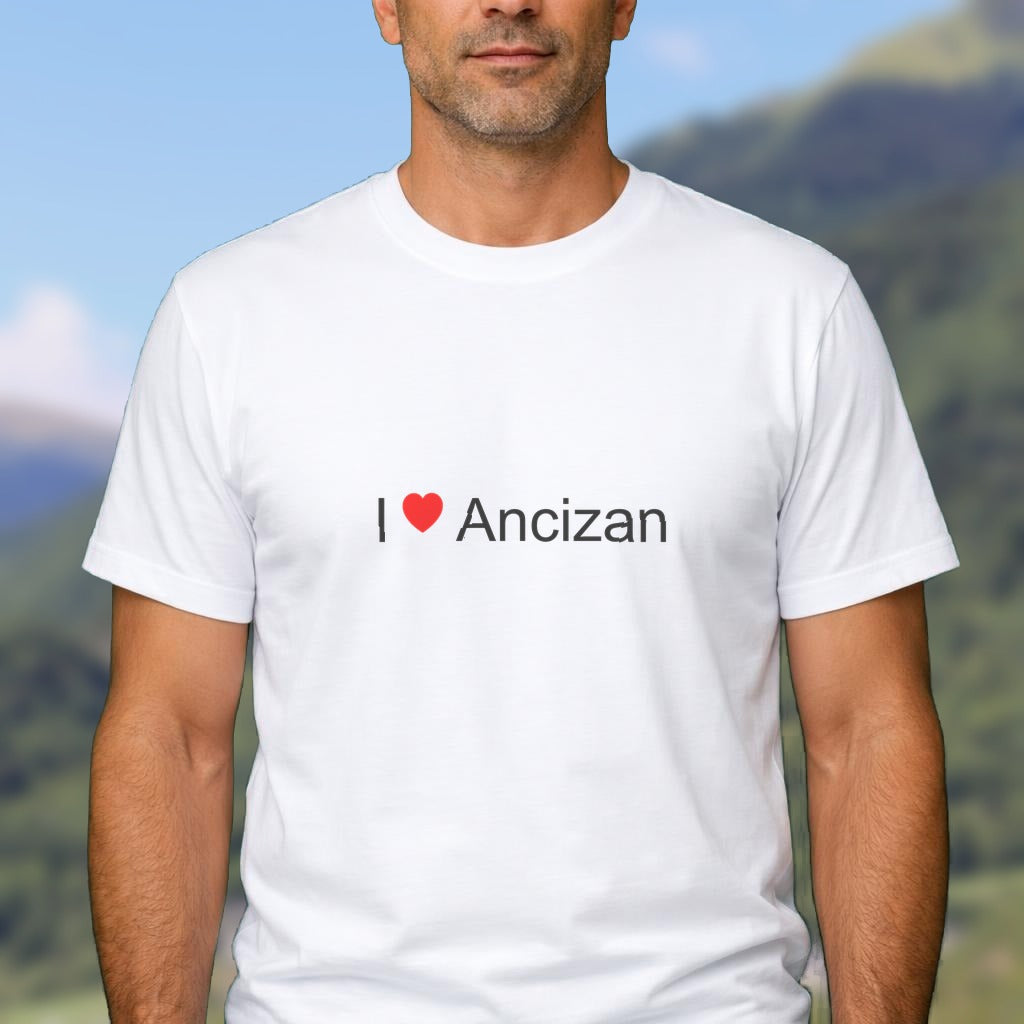 T-shirt I love ancizan