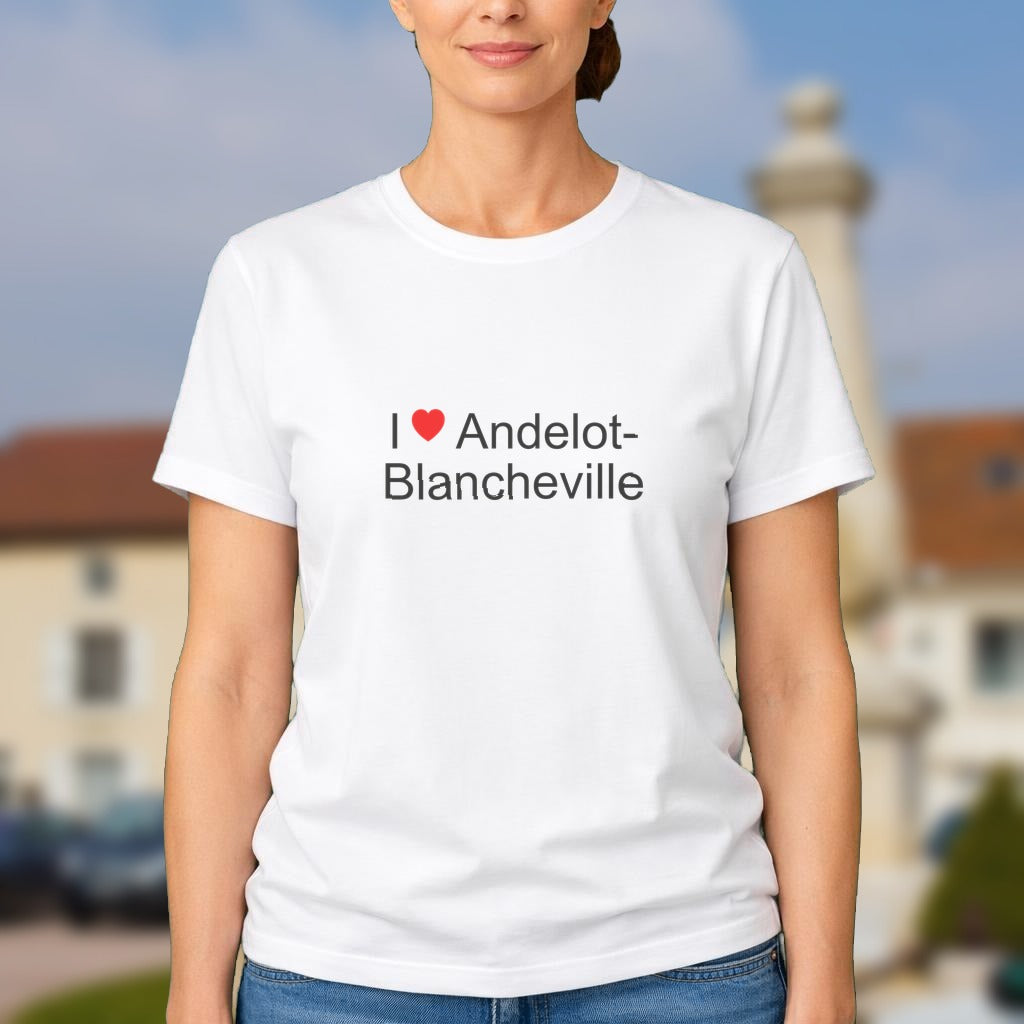 T-shirt I love andelot-blancheville