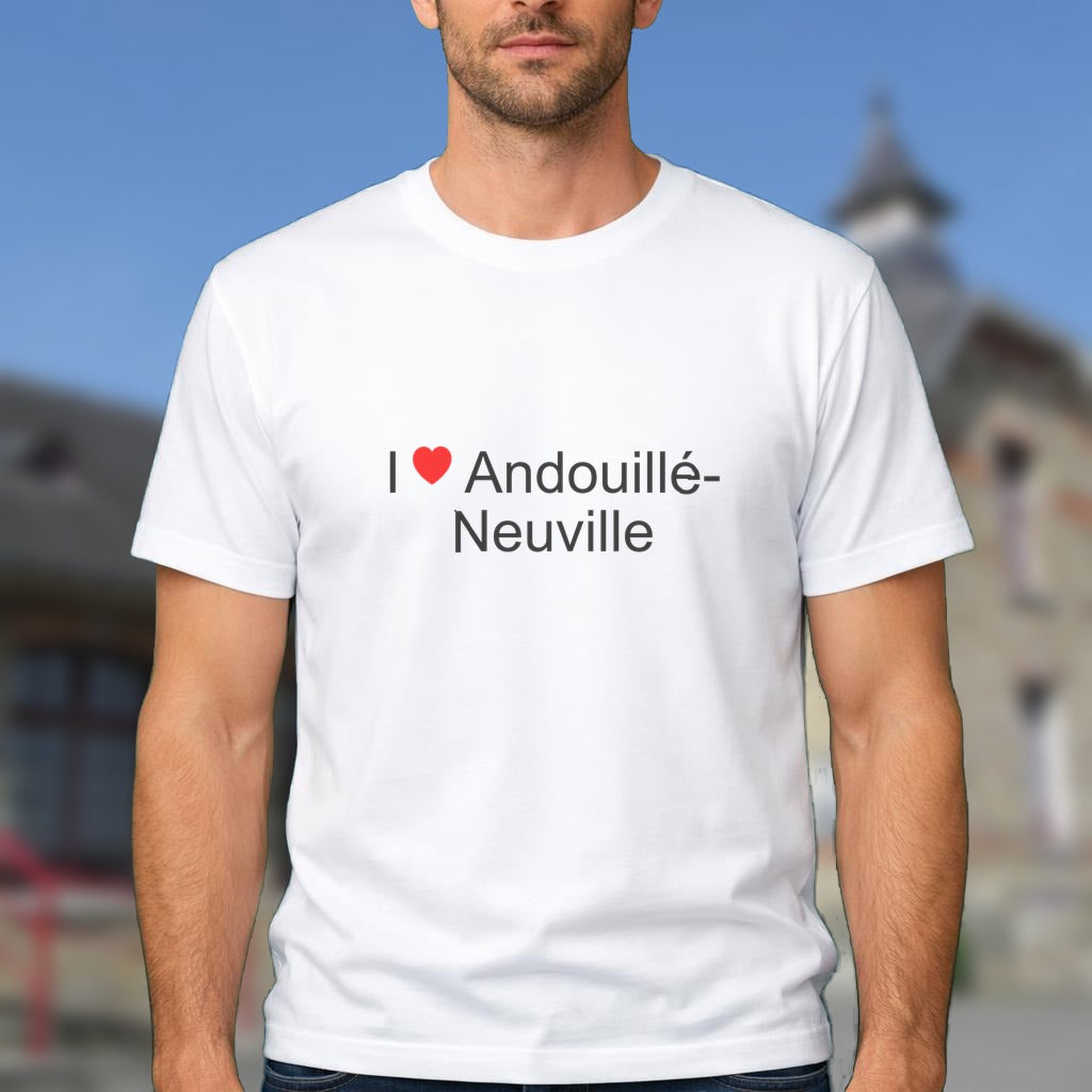 T-shirt I love andouillé-neuville