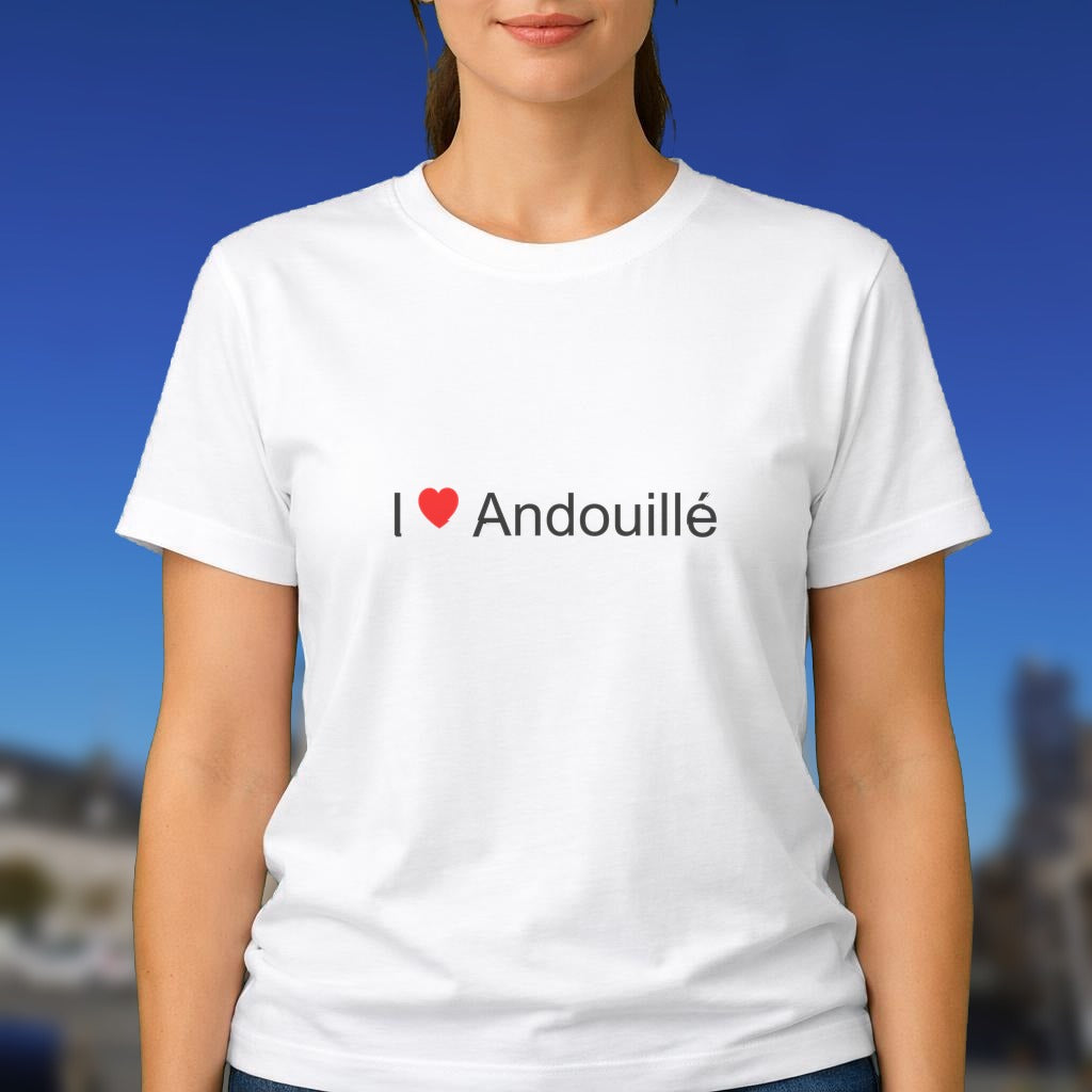 T-shirt I love andouillé