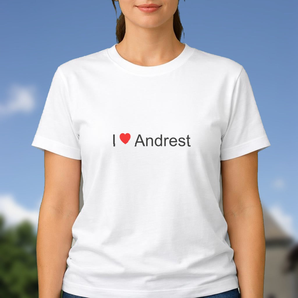 T-shirt I love andrest