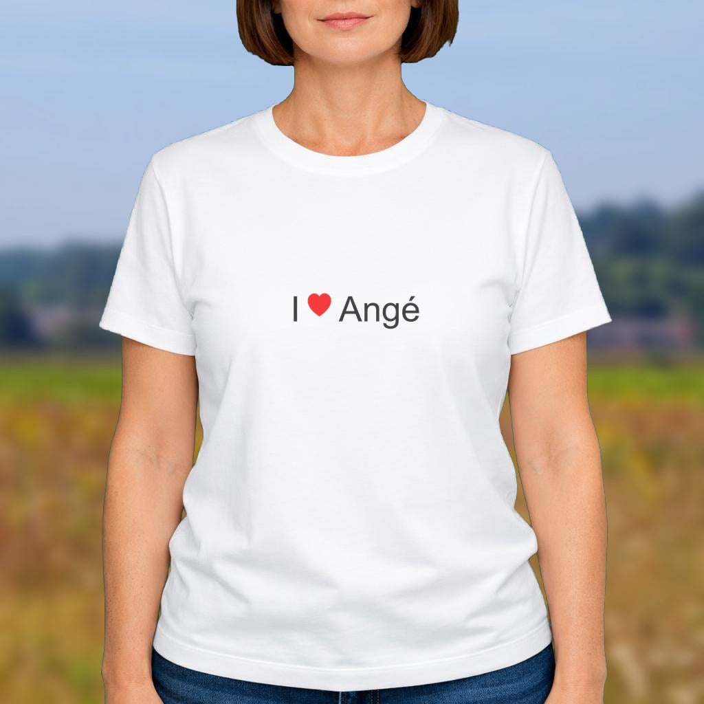 T-shirt I love angé