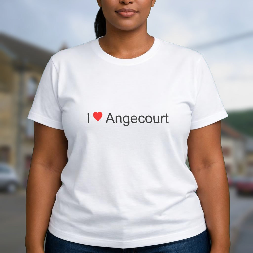 T-shirt I love angecourt