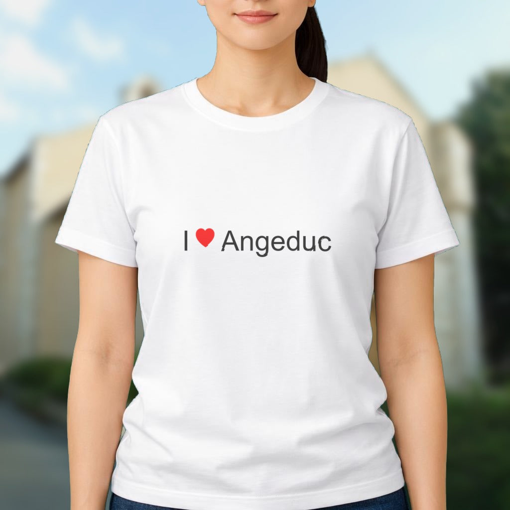 T-shirt I love angeduc