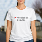 T-shirt I love annesse-et-beaulieu