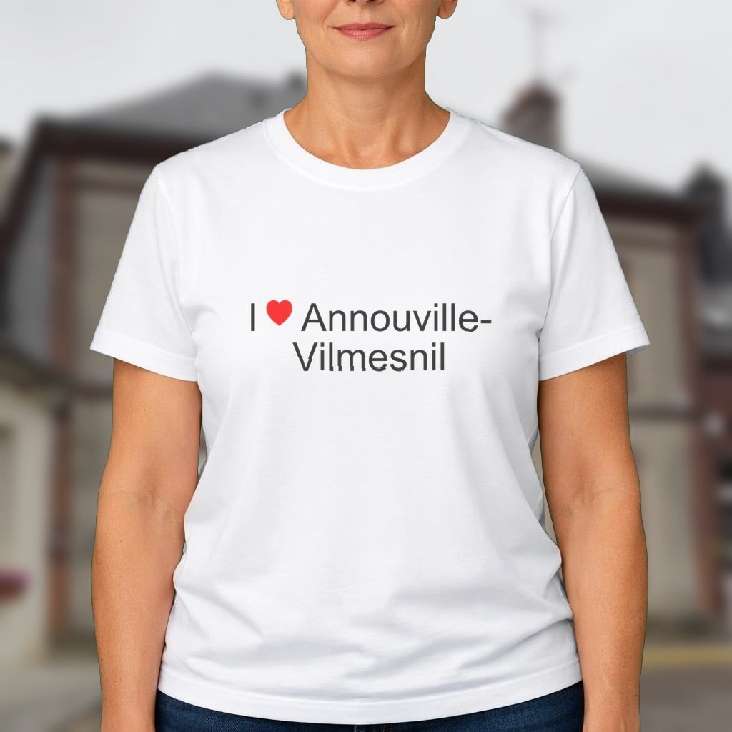 T-shirt I love annouville-vilmesnil