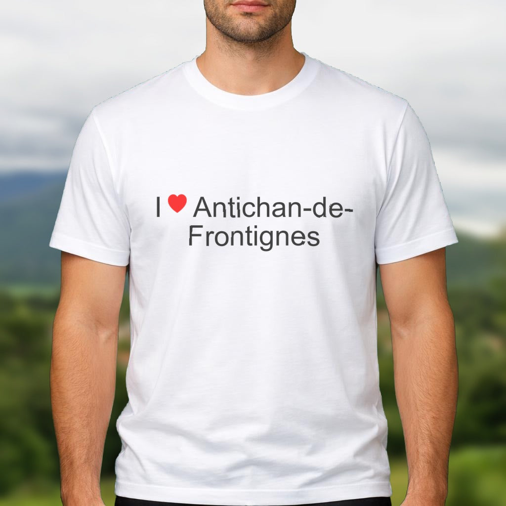 T-shirt I love antichan-de-frontignes