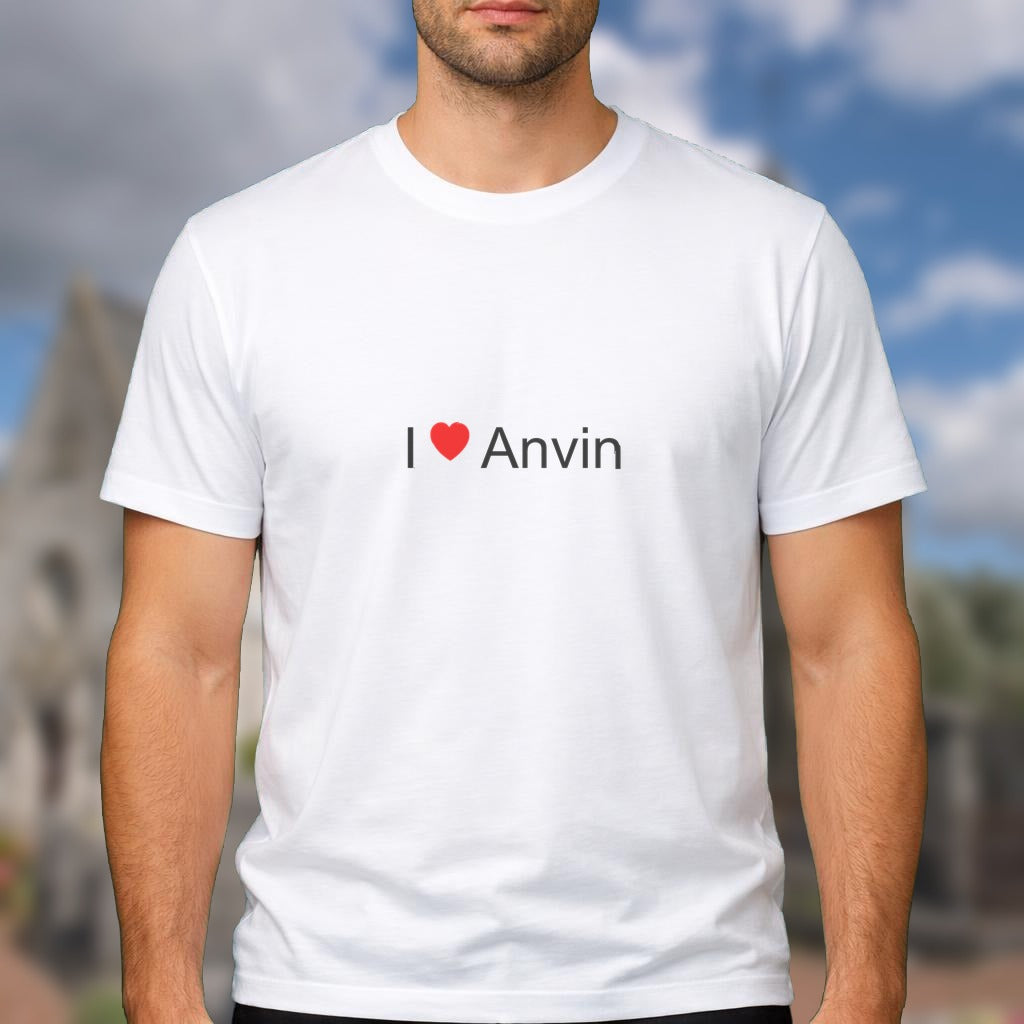 T-shirt I love anvin