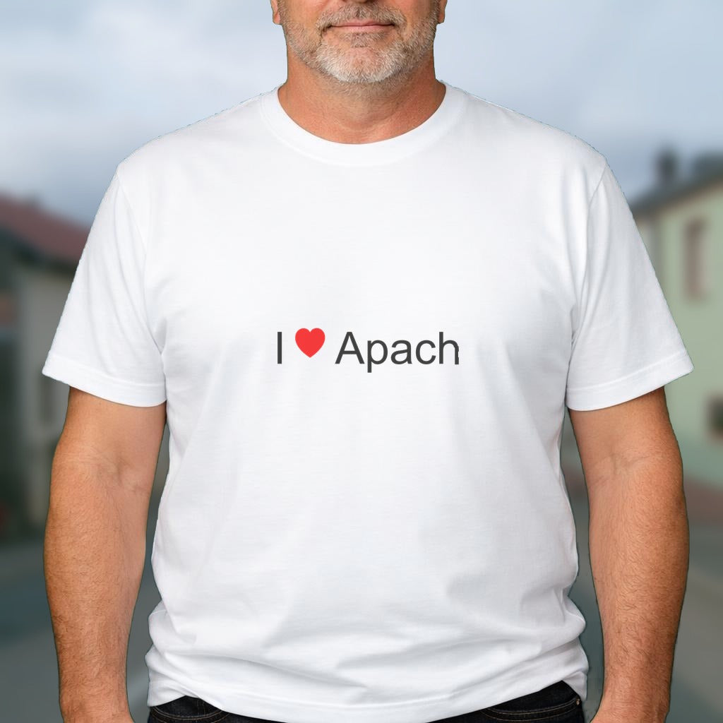 T-shirt I love apach