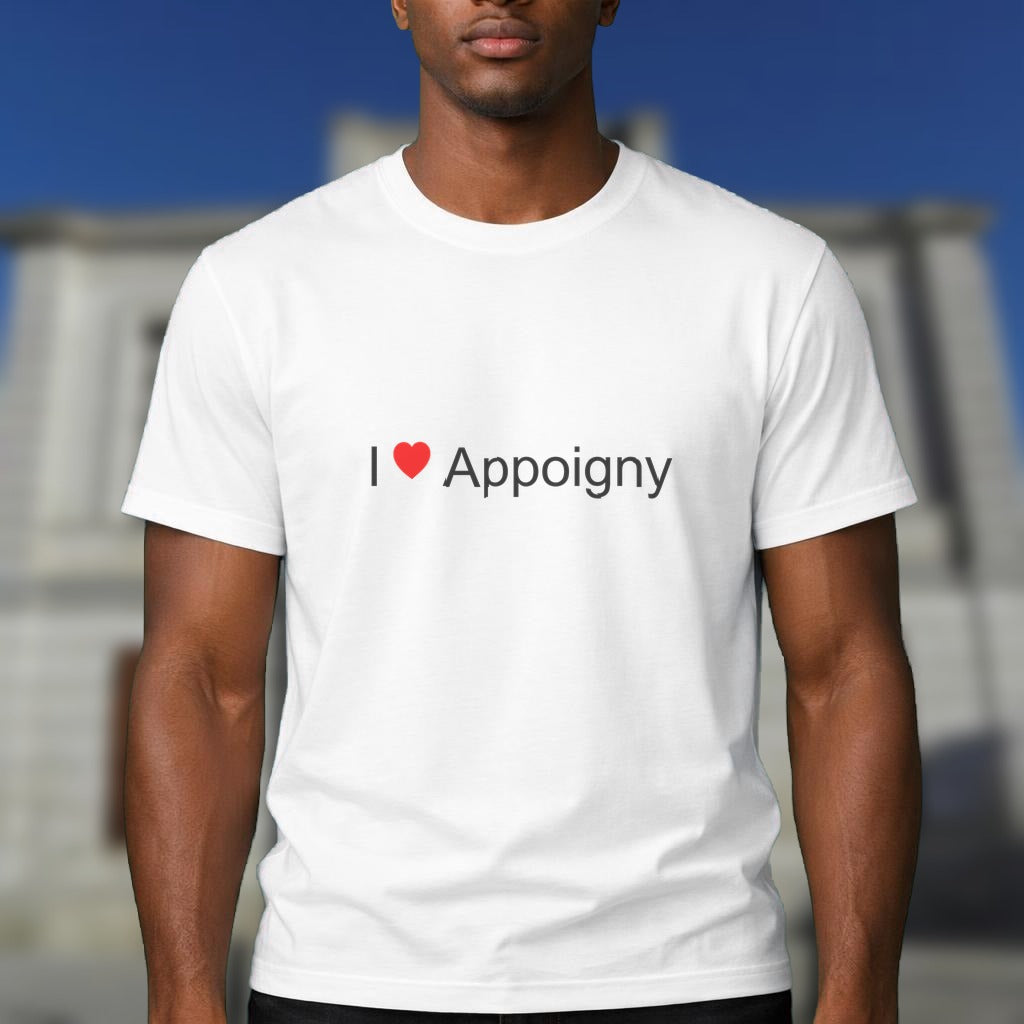 T-shirt I love appoigny