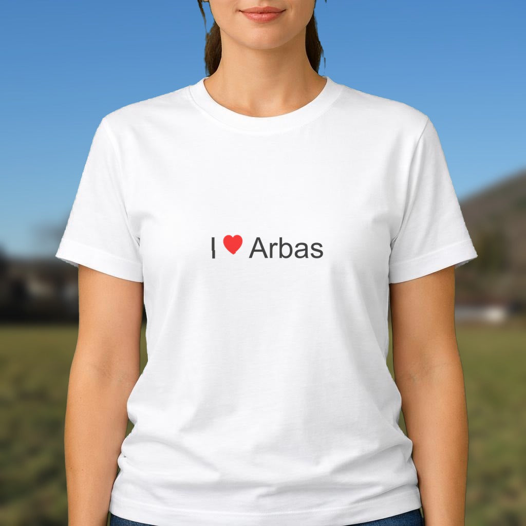 T-shirt I love arbas