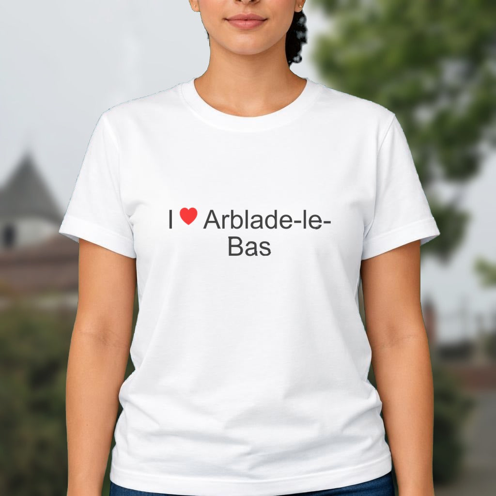 T-shirt I love arblade-le-bas
