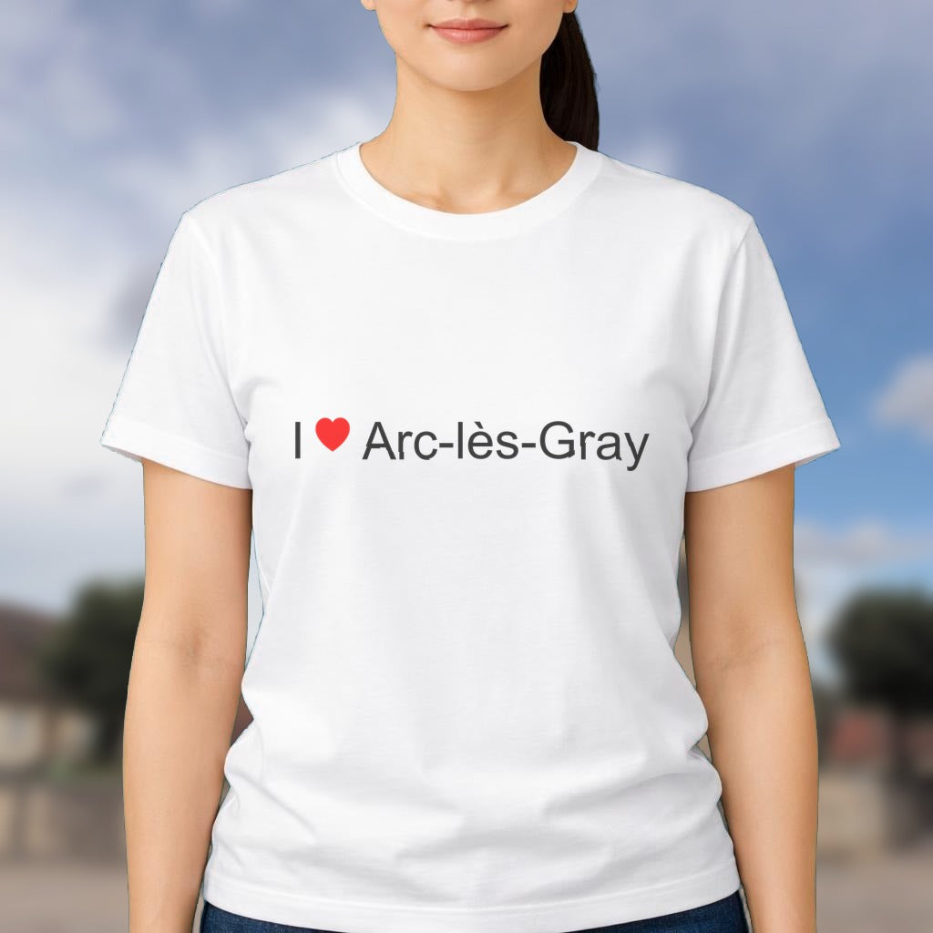 T-shirt I love arc-lès-gray
