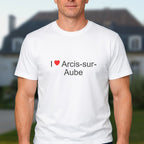 T-shirt I love arcis-sur-aube